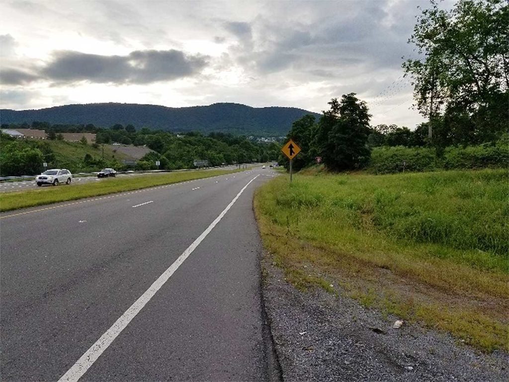 Snapshot of the mountains in the background for the US 220 project.