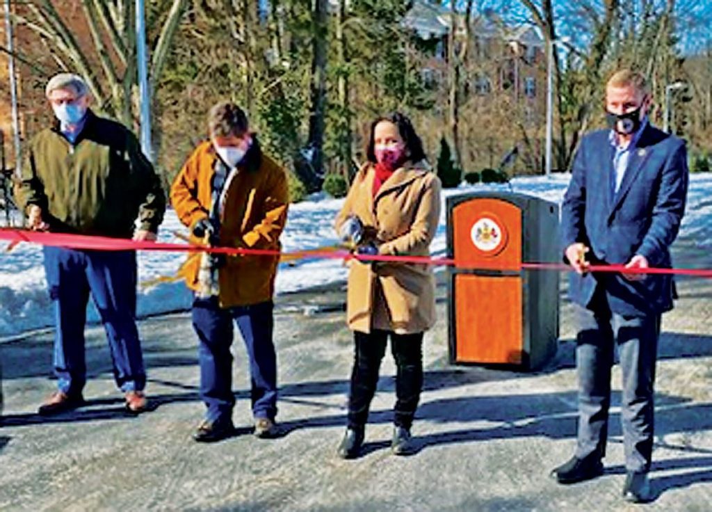 The ribbon-cutting ceremony in Fairfax County, VA