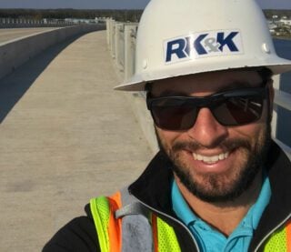 A photo of the author on Surf City Bridge.