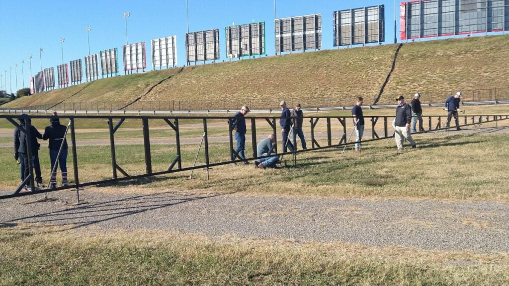 RK&K team members from our Charlotte office help set up The Wall That Heals at Charlotte Motor Speedway in Concord, North Carolina.