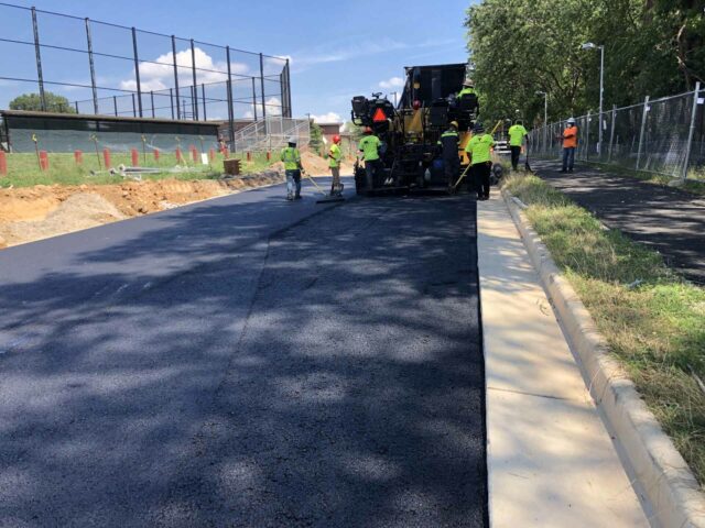 Asphalt Concrete Placement for Parking Lot @ Magarity Road