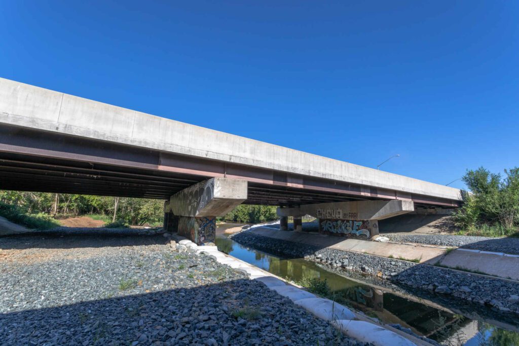 I895 causeway over Herring Run