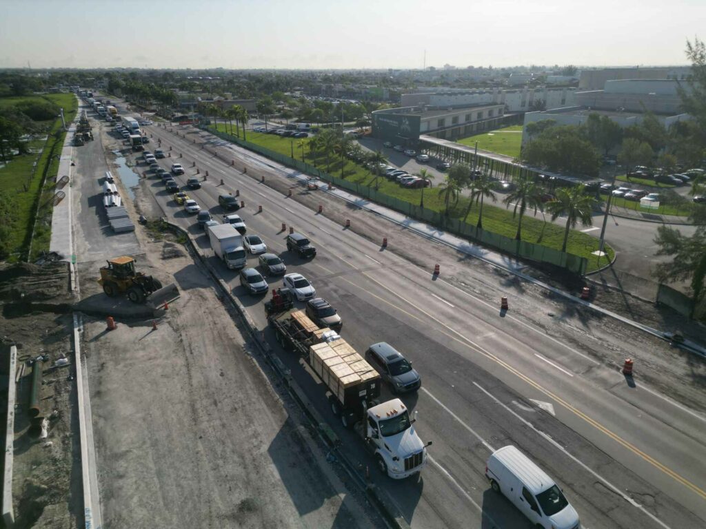 traffic on okeechobee road