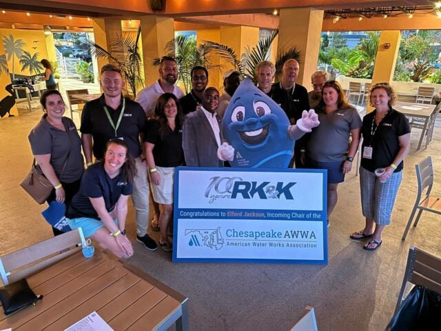 Elford Jackson with members of RK&K