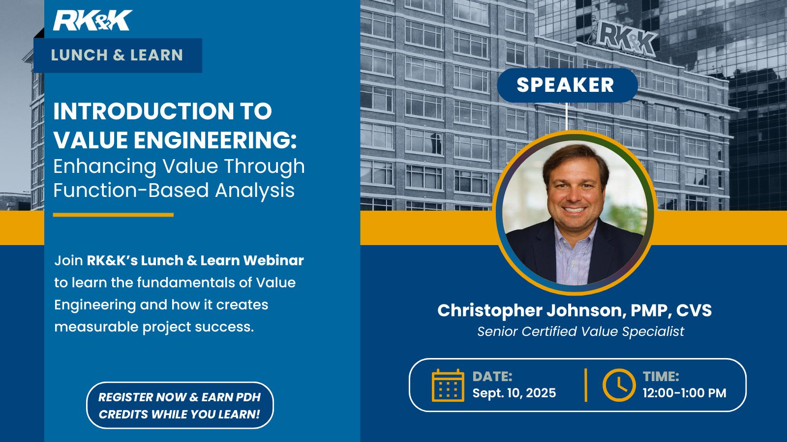Value Engineering Lunch and Learn